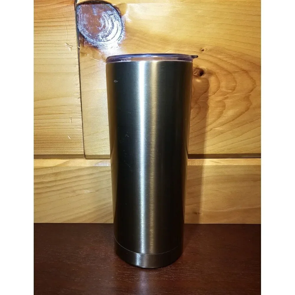 Starbucks Travel Tumbler (20 Fl Oz) Gold w/ Green & White Starbucks Logo